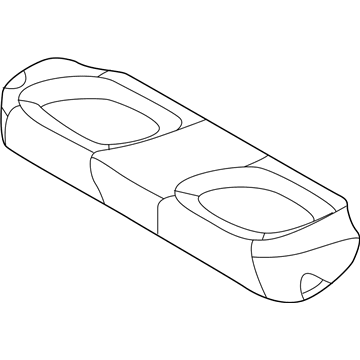 Kia 89100M6000B41 Cushion Assembly-Rr Seat