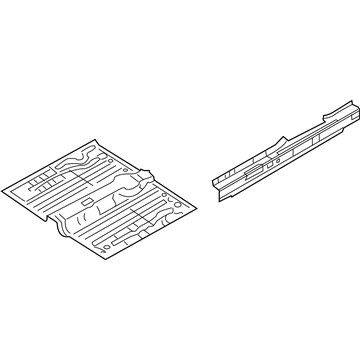 Kia 651002G100 Panel Assembly-Floor Center