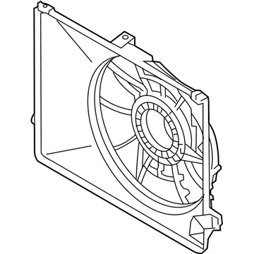 2007 Kia Rondo Fan Shroud - 253501D100