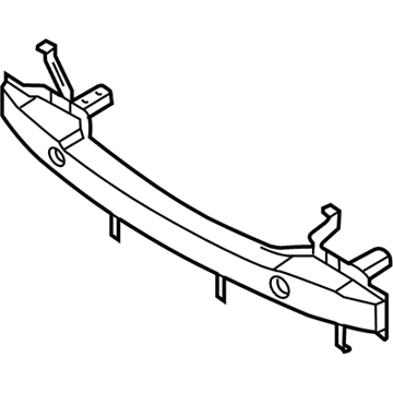 Kia 86630FD010 Rail Assembly-Rear Bumper