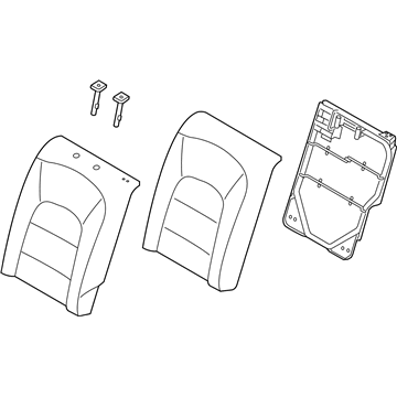 Kia 89300A7951KKE Back Assembly-Rear Seat LH