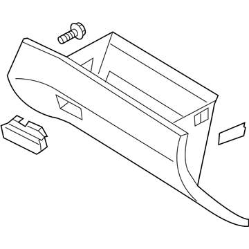 Kia Spectra Glove Box - 845102F101IM