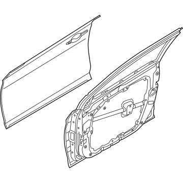 Kia 76003L3000 Panel Assembly-Front Doo