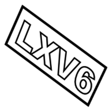 Kia 863181D000 Lx V6 Emblem