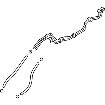 2006 Kia Sorento Oil Cooler Hose - 254703E930