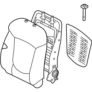 Kia 884051M920AF7 Back Assembly-Front Seat Pa