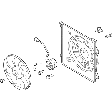 Kia Borrego A/C Condenser Fan - 253802J100