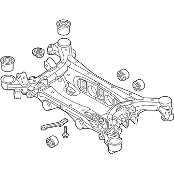 Kia K900 Rear Crossmember - 554053T250