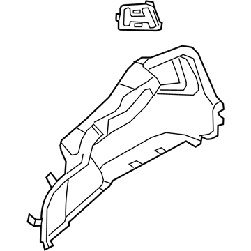 Kia 857403R200WK Trim Assembly-Luggage Side