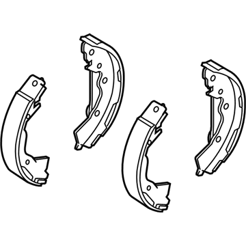 2008 Kia Rio Parking Brake Shoe - 583051GA00