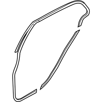 Kia 831402F000 WEATHERSTRIP Assembly-Rear Door Side