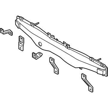 Kia 866302K000 Rail Assembly-Rear Bumper