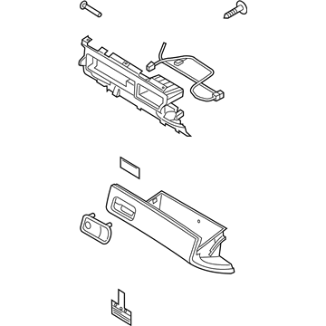 2004 Kia Amanti Glove Box - 845013F201LK