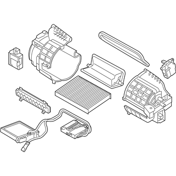 Kia 97200E4000 Heater Complete