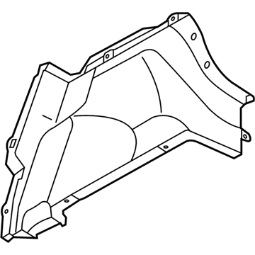 Kia 857301M400VA Trim Assembly-Luggage Side