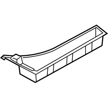 Kia 857501M100VA Tray Assembly-Luggage Side