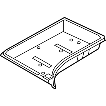 Kia 857501M200VA Tray Assembly-Luggage Side