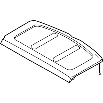 Kia 859301M000WK Trim Assembly-Covering Shelf