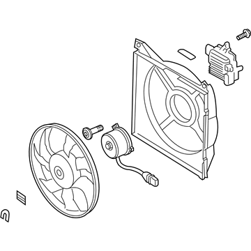 2009 Kia Amanti Fan Blade - 253803F500