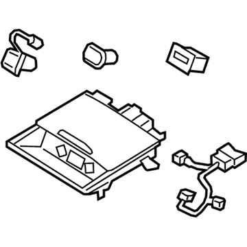 Kia 84680J5320 Tray Assembly-Console Fr