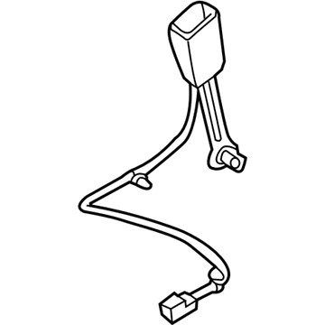 Kia 88840F6000WK Buckle Assembly-Front Seat Belt