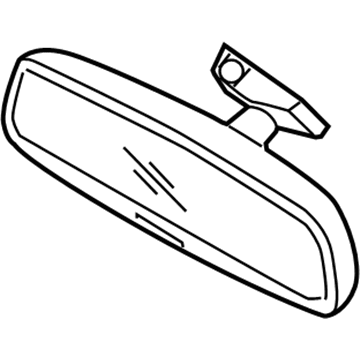 Kia 851013T500 Rear View Inside Mirror Assembly