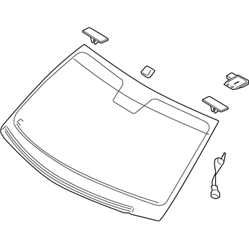 Kia 861103T230 Windshield Glass Assembly