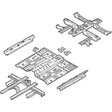 Kia 65100C6000 Panel Assembly-Floor,Center