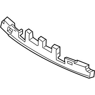 Kia 866203T000 Absorber-Rear Bumper Energy