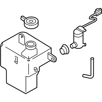 Kia Sedona Washer Reservoir - 0K53A67480