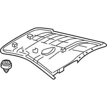 Kia 858463E000CY Trim-C Pillar, RH