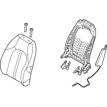 Kia 88300L3010HS2 Back Assembly-Fr Seat,LH