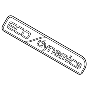 Kia 86314K0100 Eco Dynamics Emblem