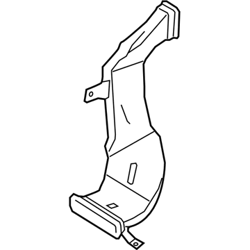 Kia 97370A7000 Duct-Rear Heating RH