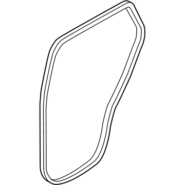 Kia 831101U000 WEATHERSTRIP-Rear Door Body Side