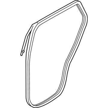 Kia 831402P002 WEATHERSTRIP Assembly-Rear Door Side