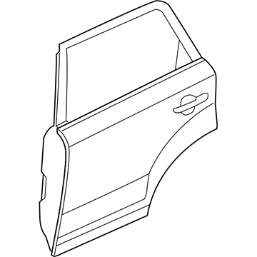 Kia 770031U520 Panel Assembly-Rear Door LH