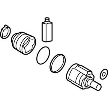 Kia 49580D4000 Joint & Boot Kit-Front