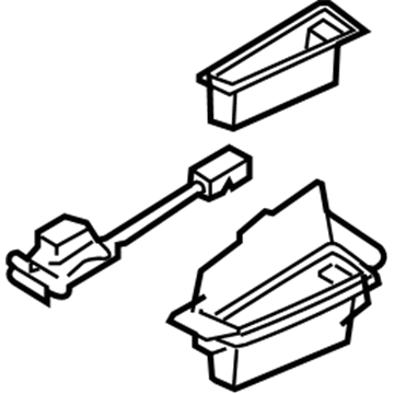 Kia 837603F103VA ASHTRAY Assembly-Rear Door,R