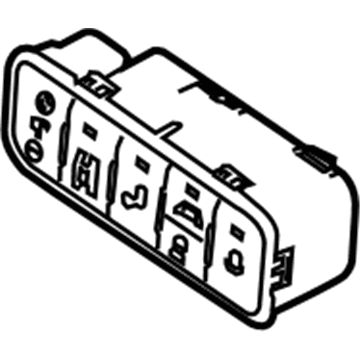 Kia 93700F6250 Switch Assembly-Side Crash Pad