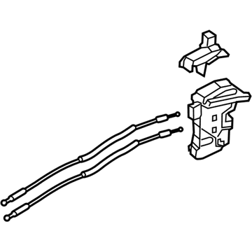 Kia 813203W010 Front Door Latch & Actuator Assembly, Right