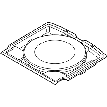 Kia 85750J5500WK Tray-Luggage,Center