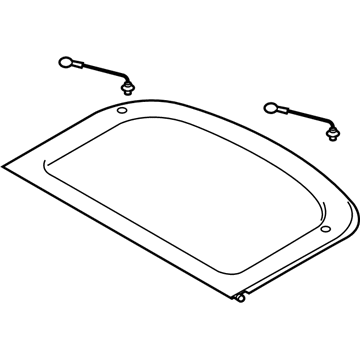 Kia 85910J5000WK Trim Assembly-Covering Shelf