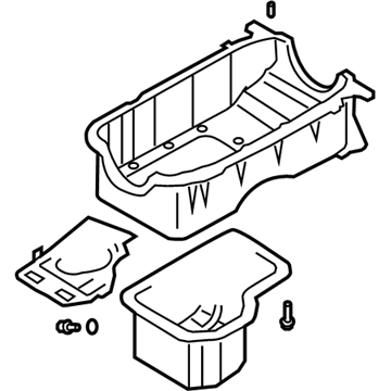 2004 Kia Sedona Oil Pan - 2152039601