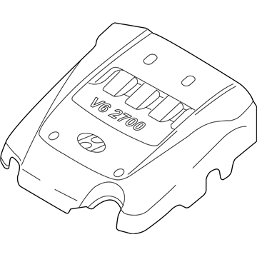 Kia 2924037450 Engine Cover Assembly