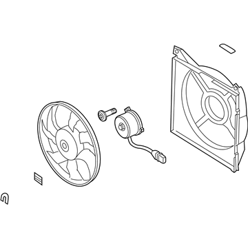Kia Amanti Cooling Fan Assembly - 253803F180