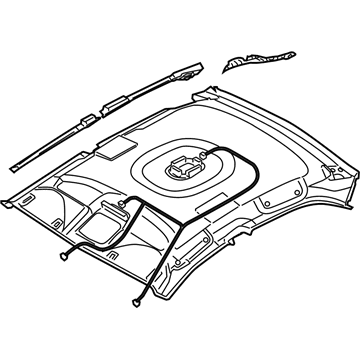 Kia 853012F58087 Headlining Assembly