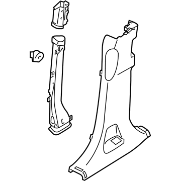 Kia 858451U105VA Trim Assembly-Center Pillar