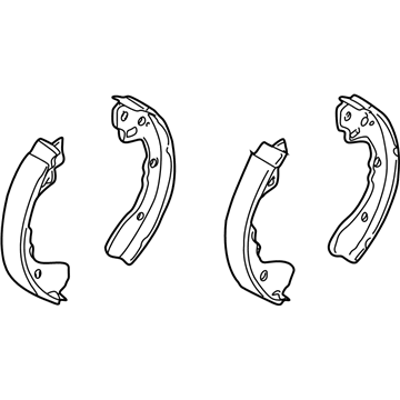 2003 Kia Rio Brake Shoe Set - 58315FDA01