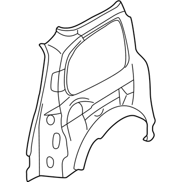 Kia 0K54A70110 Panel Assembly-Side Inner